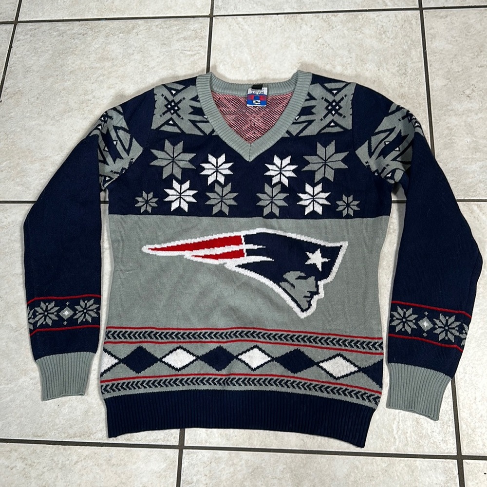 NFL New England Patriots Women's Christmas‎ Sweater